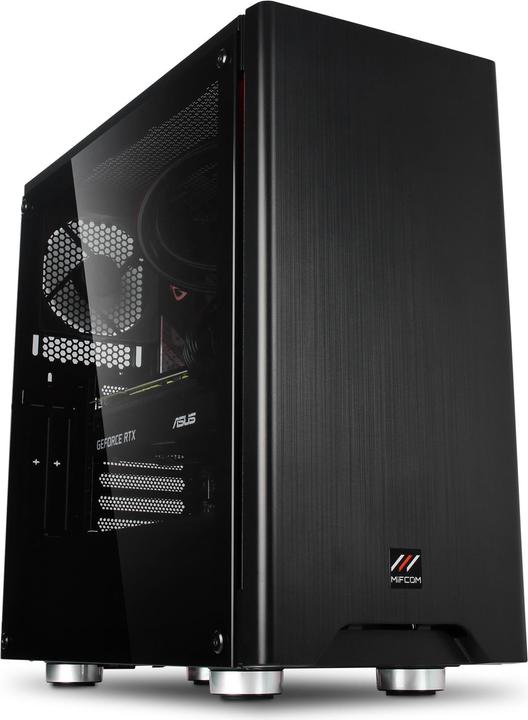 Image du produit Mifcom Savage RTX2080Ti Ultimate (Intel Core i9-9900K, 32 Go, 1000 Go, GeForce RTX 2080 Ti)