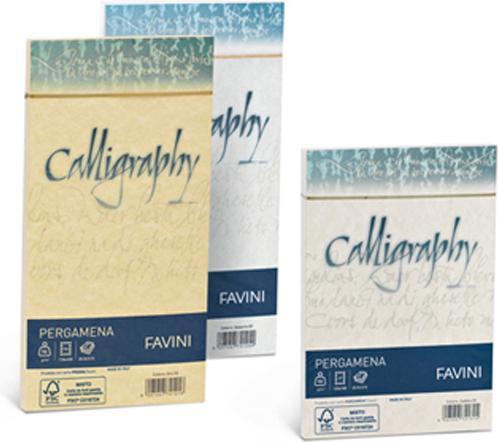 Image du produit Favini Parchemin Calligraphie papier jet d'encre A4 (210x297 mm) 50 feuilles Crème (90 g/m², 50 x)