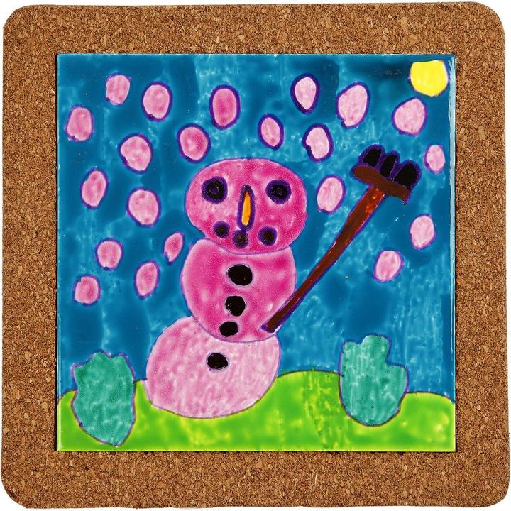 Immagine prodotto Creativ Company Sottobicchiere con telaio in sughero (1 x, Pan coaster)
