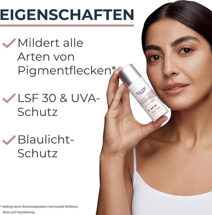 Image du produit Eucerin Soin de jour anti-pigmentation SPF 30 teinté (50 ml, Crème de jour, SPF 30)