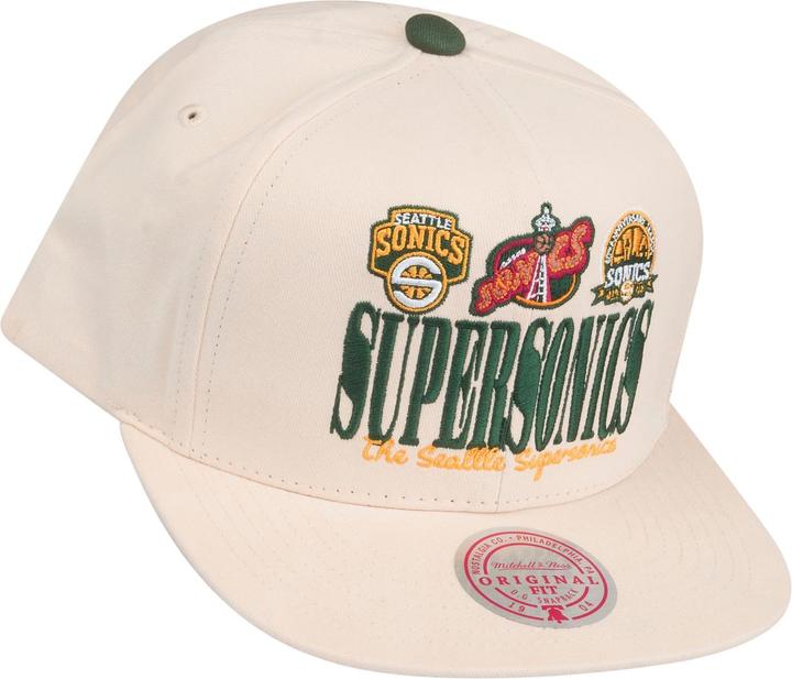 Produktbild Mitchell & Ness Snapback Cap - RETRO Seattle SuperSonics (One Size)