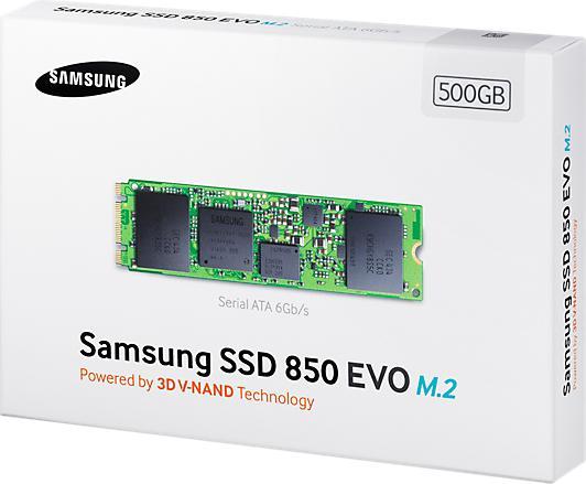Produktbild Samsung 850 Evo (500 GB, M.2)