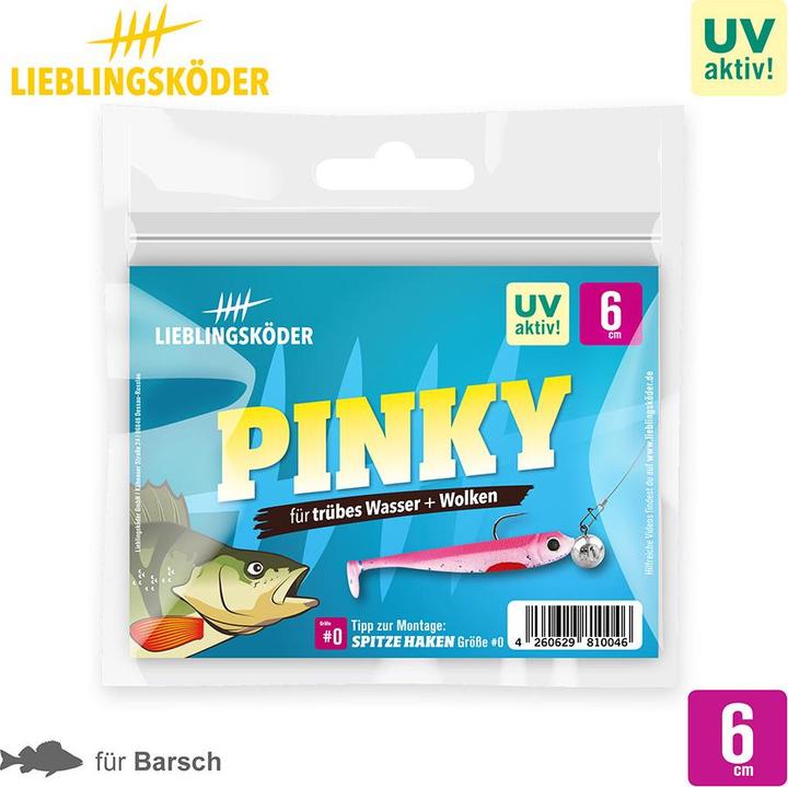 Actual product image Lieblingsköder Pinky (murky water, clouds) (6 cm)