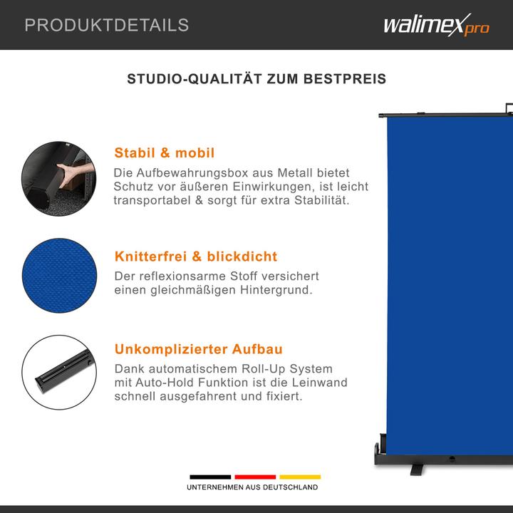 Actual product image Walimex pro Roll-up panel (155 cm, 200 cm)