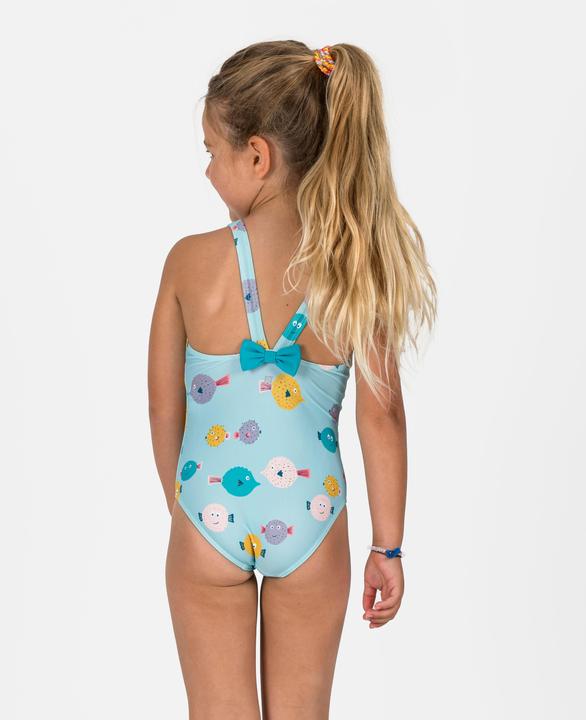 Image du produit Nabaiji Maillot de bain 1 pièce Bébé / Fille - bleu imprimés poissons (102)