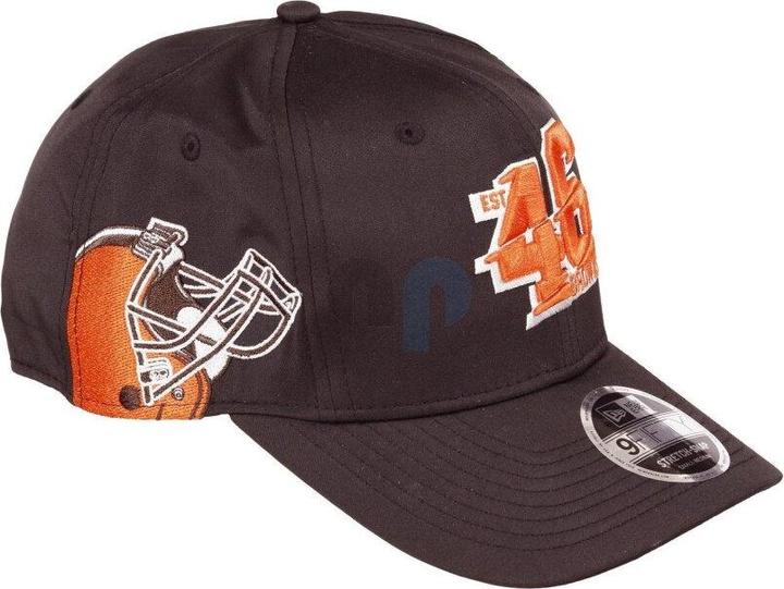 Actual product image New Era NFL - Cleveland Browns - Established Number 9Fifty Stretch Snapback Cap Braun ML (59)