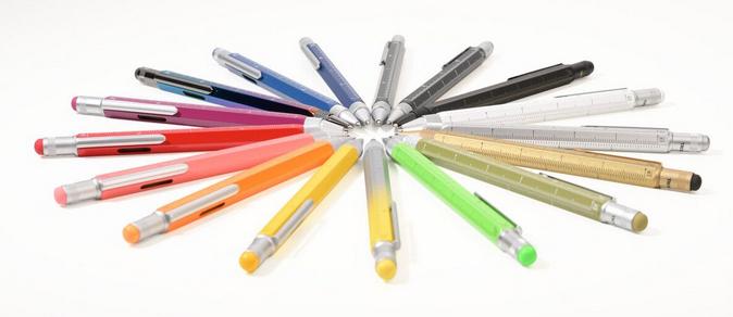 Actual product image Troika Stylo-bille CONSTRUCTION (White, 4 x)