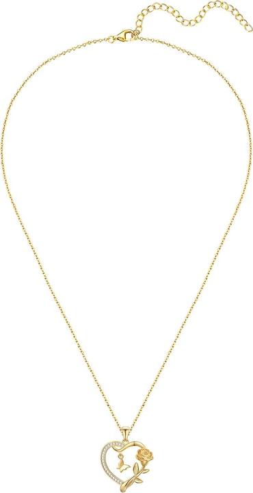Immagine prodotto Rafaela Donata Collana da donna cuore/farfalla/rosa - 36612 (Argento)