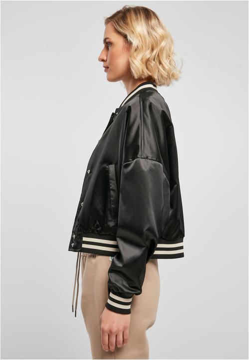 Image du produit Urban Classics Veste collège Ladies Short Oversized Satin (XS)