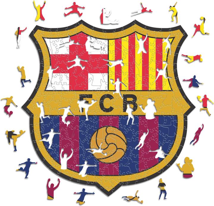 Image du produit Iconic FC Barcelone - Logo - Puzzle en bois Taille M (270 pièces) (270 pièces)