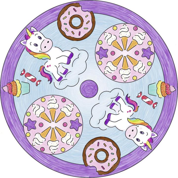 Actual product image Ravensburger Mandala designer 2in1 - Unicorn