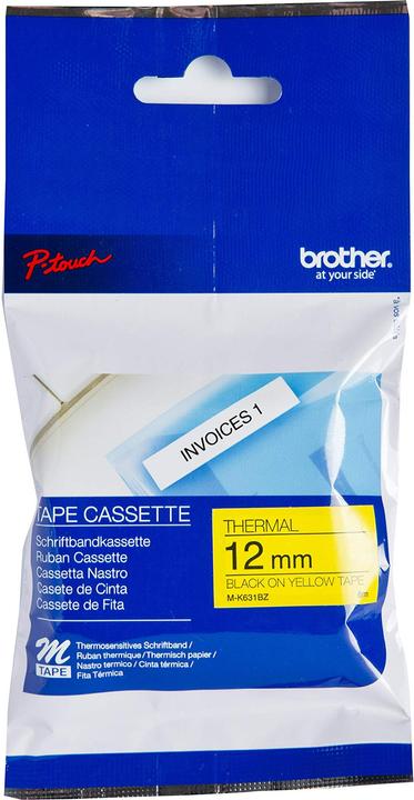 Produktbild Brother M-K631bz (1.20 cm, Gelb, Schwarz)