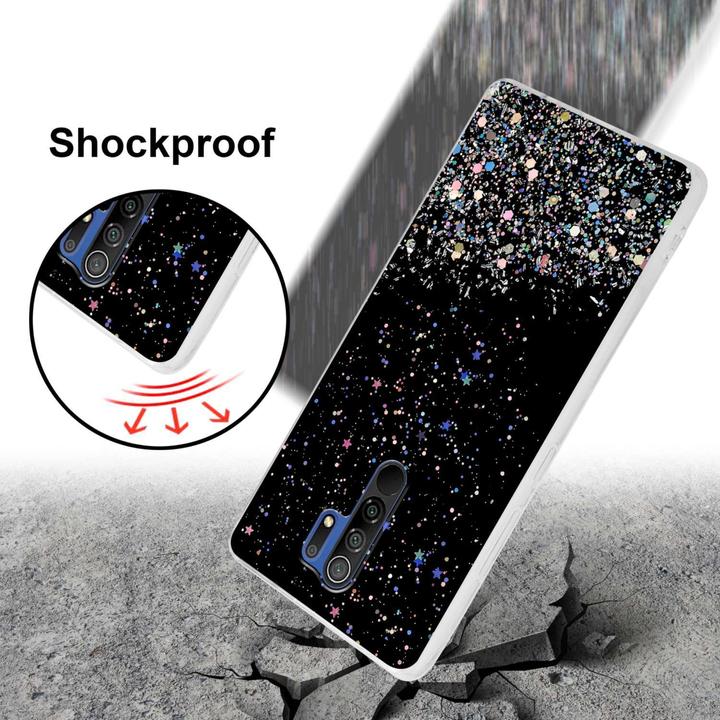 Produktbild Cadorabo TPU Hülle für Xiaomi RedMi 9 mit Glitzer (Xiaomi Redmi 9)