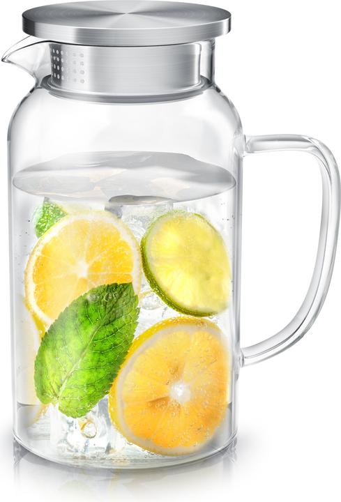 Arendo Caraffa di vetro con coperchio (1.40 l)