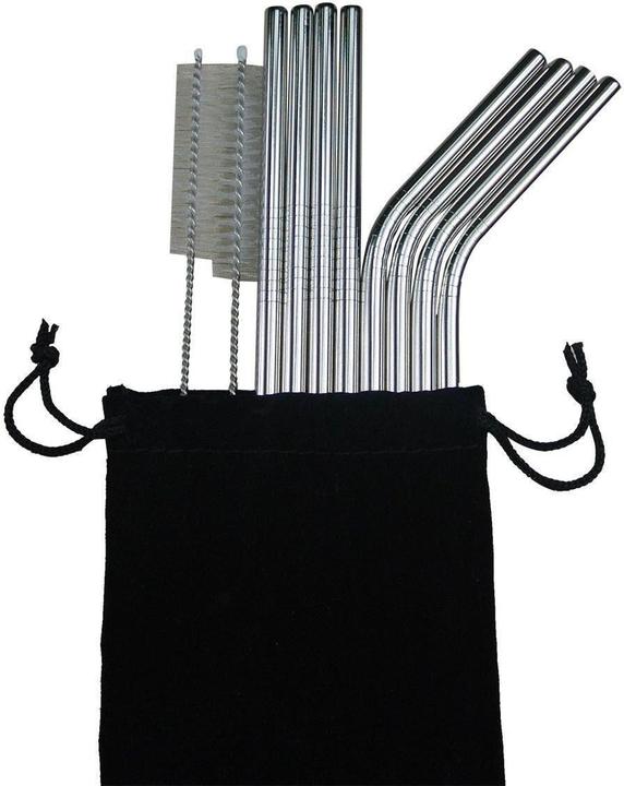 Actual product image Mahoo Stainless steel straw (8 x)