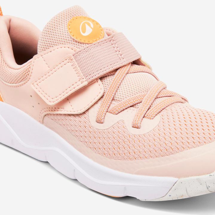 Immagine prodotto Decathlon Scarpe da ginnastica per bambini con chiusura in velcro e lacci elasticizzati - Playful Fast rosa (35)