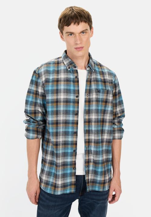 Immagine prodotto Camel Active Camicia a maniche lunghe con motivo a scacchi (6XL)
