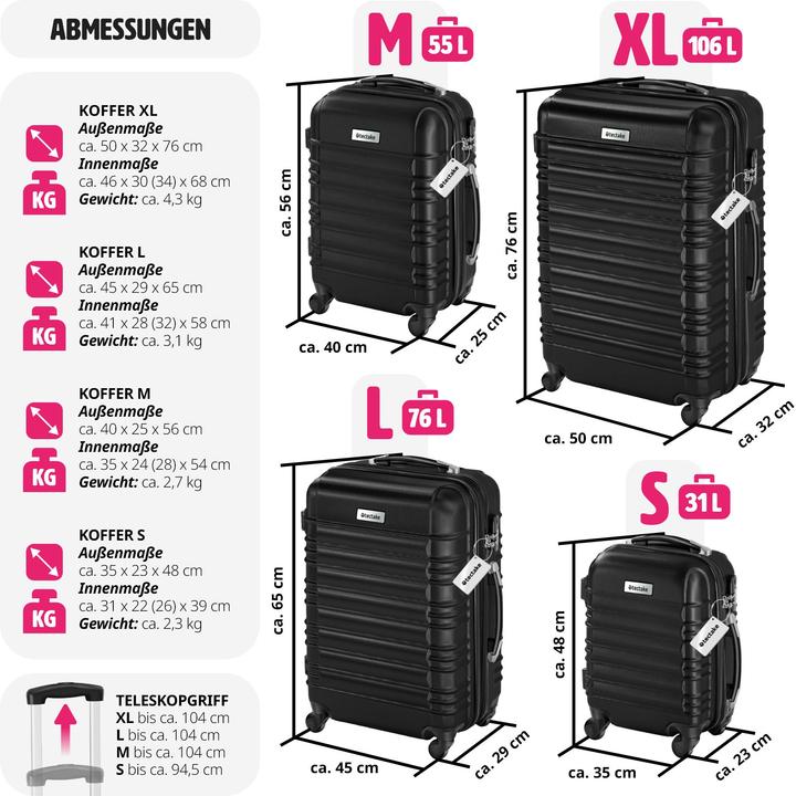 Actual product image tectake Mila (106 l, L (90 - 115l))