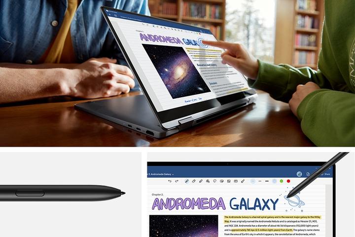 Immagine prodotto Samsung Galaxy Book4 360 (15.60", Intel Core 5 120U, 16 GB, 256 GB, DE)