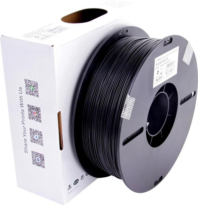 Produktbild eSUN ePLA-ST 1,75mm Black 1kg 3D Filament (PLA, 1.75 mm, 1000 g, Schwarz)