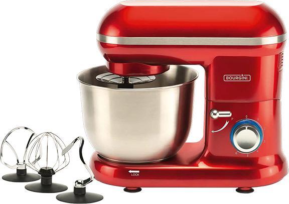 Image du produit Bourgini Classic Kitchen Chef - Keukenmachine - Rood (1250 W)
