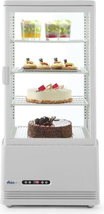 Hendi Aufsatz vitrine weiss 78 l Anti-Beschlag höhe 966 (78 l)