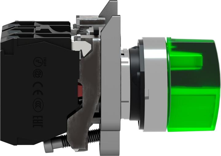 Immagine prodotto Schneider Electric XB4BK133G5 Selettore illuminato dispositivo completo verde 3 selettori illuminati
