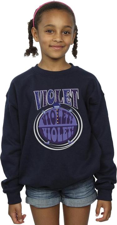 Produktbild Willy Wonka & the Chocolate Factory Violet Turning Violet Sweatshirt Mädchen (128)