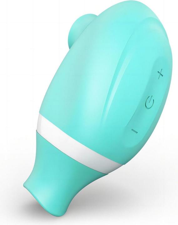 Actual product image Tracy's Dog TF 2 in 1 Clitoral Vibrator - Turqoise
