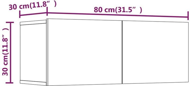 Actual product image VidaXL Ezekiel (80 x 30 x 30 cm)