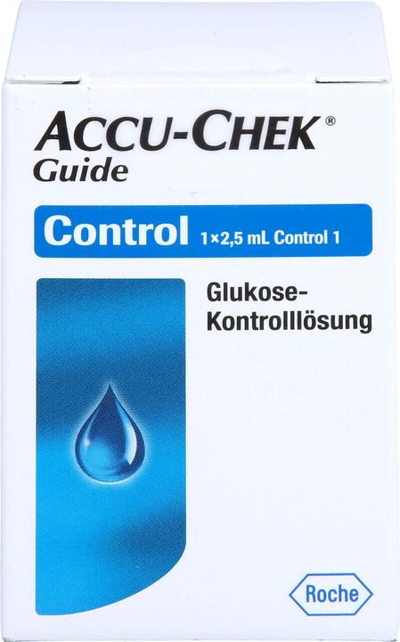 Produktbild Roche ACCU-CHEK Guide Glukose-Kontrolllösung, 2.5 ml Lösung (Kontrolllösung)