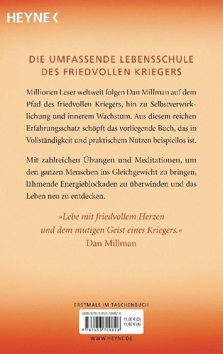 Produktbild Die Goldenen Regeln des friedvollen Kriegers (Deutsch, Dan Millman, 2008)