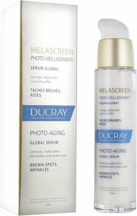 Actual product image Ducray Melascreen UV Anti-Aging Serum, 30 ml solution (30 ml, Face fluid)