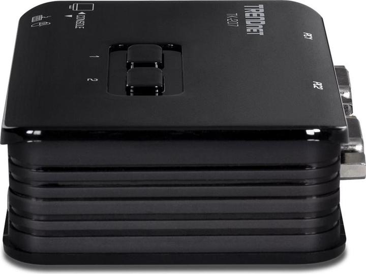 Actual product image Trendnet 2-Port USB KVM Switch w/Kit