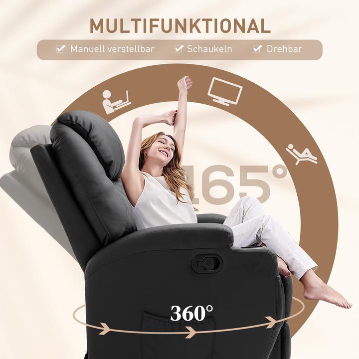 Produktbild Homcom Massagesessel mit Liegefunktion