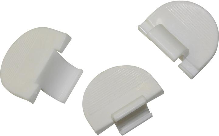 Produktbild Gardinia Ersatzset Bediengriffe, Weiss, 3 Stück, Detailfarbe: Weiss