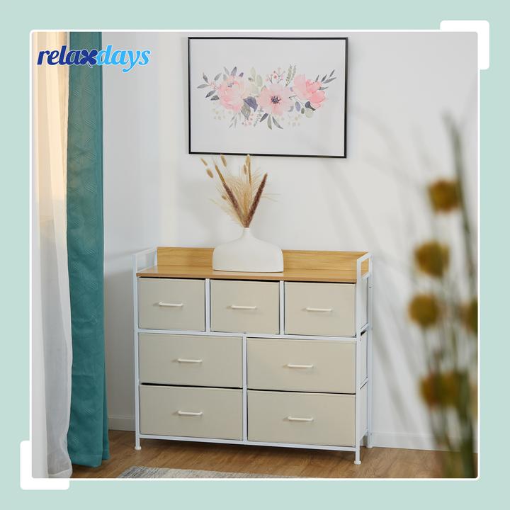 Actual product image Relaxdays Chest of drawers (100 x 30.5 x 85 cm)