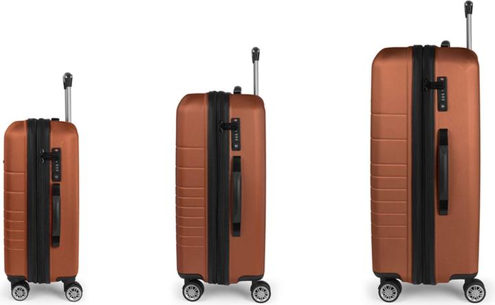Actual product image Gabol Escape 4-wheel suitcase set 3-piece with stretch fold (220 l, XL (from 140l))