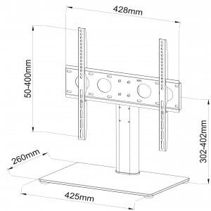 Image du produit Art STO SD-33 MINI-TABLE/STAND + HOL (55", 40 kg)