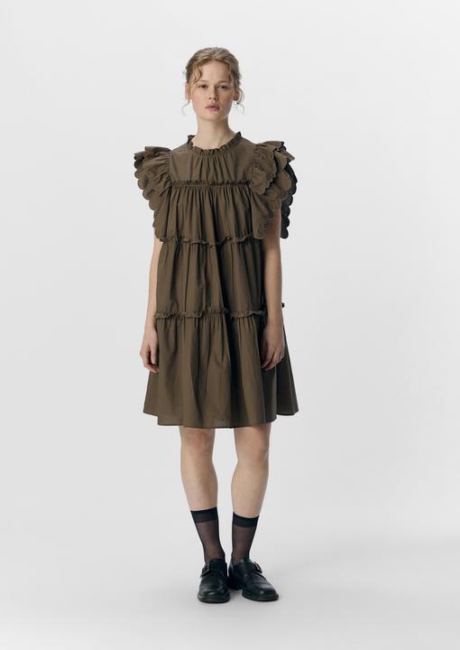 Produktbild Object Gerüschtes Minikleid (36)