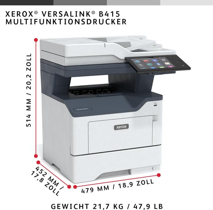 Productafbeelding Xerox VersaLink B415DN (Laser, Zwart-wit)