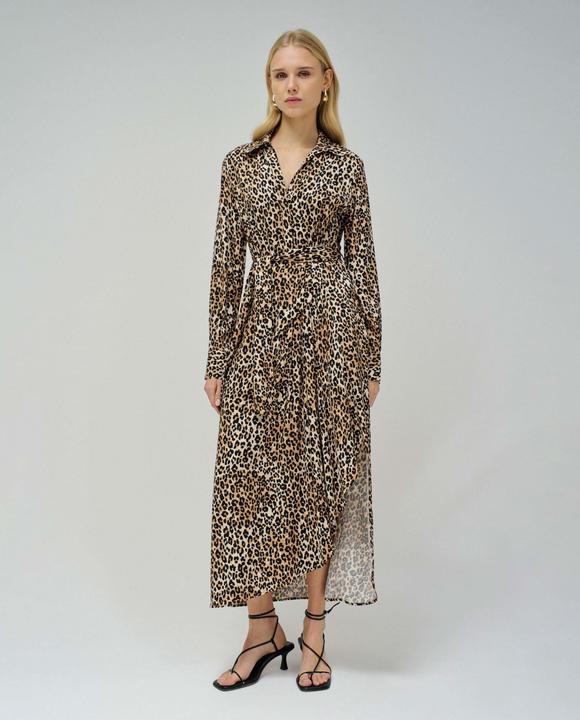 Actual product image Salsa Jeans Midikleid Shirtdress with Animal Print (XS)
