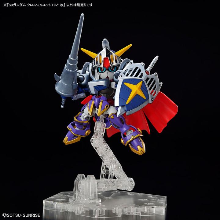 Actual product image Bandai GUNDAM - SD Gundam Cross Silhouette F-Kunoichi Kai - Model Kit