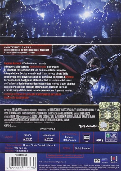 Produktbild Space Pirate Captain Harlock (DVD, 2014, Japanisch, Italienisch)