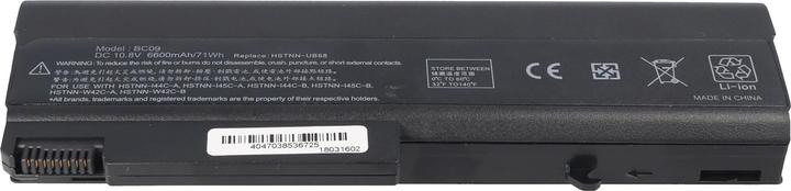 Image du produit AccuCell Akku passend für HP Compaq 6730B, Li-Ion, 10,8V, 6600mAh, 71,3Wh, black (6600 mAh)