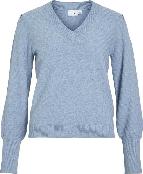 Vila V-Ausschnitt Strickpullover