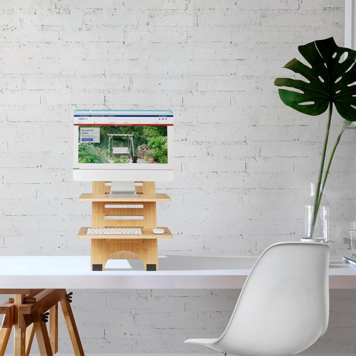 Image du produit Relaxdays Rehausse de bureau debout