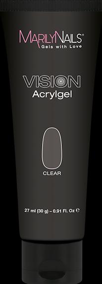 Marily Nails Vision Acrylgel - Clear (Clear, Gel-Effekt Nagellack)