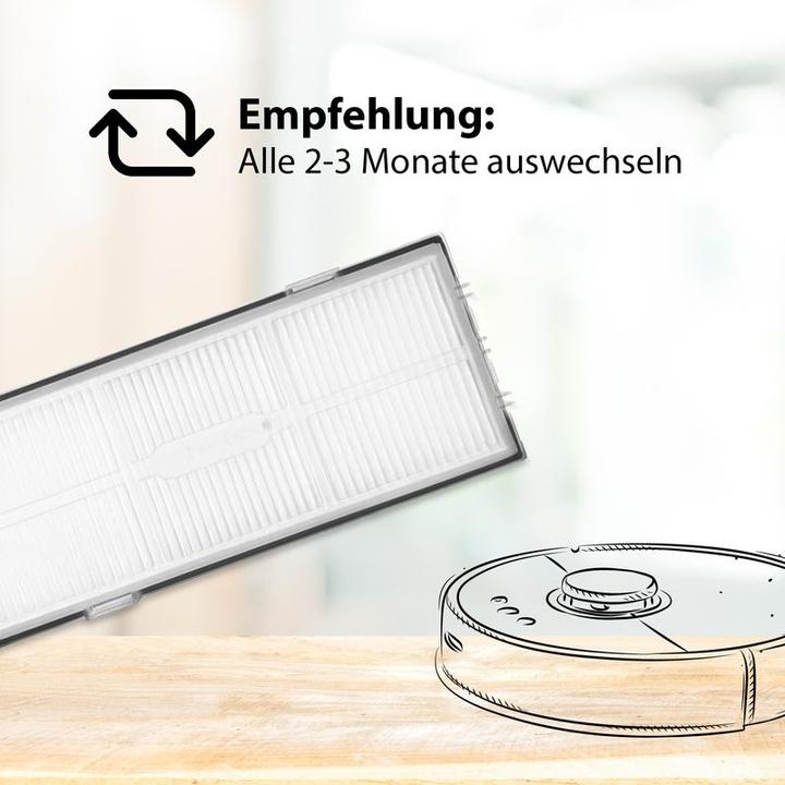 Produktbild Hermex Alternativer HEPA-Filter für Roborock S7 S7 MAXV+ S7 MAX S7 MAXV Ultra
