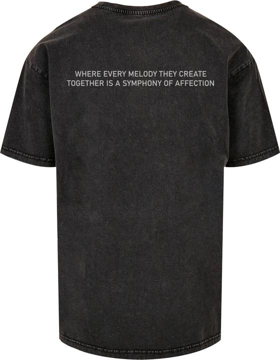 Actual product image Merchcode Love Birds Acid Washed Heavy Oversize Tee - 134769 (L)
